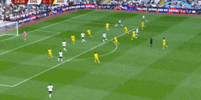 世预赛35场不败！英格兰2-0安道尔 4连胜0失球领跑 赖斯头槌建功