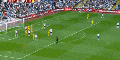 世预赛35场不败！英格兰2-0安道尔 4连胜0失球领跑 赖斯头槌建功